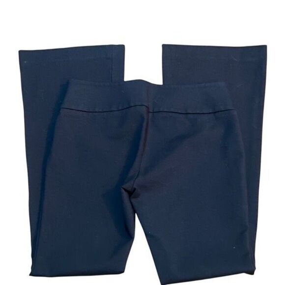 Ann Taylor Petite Black Flare Leg Dress Pants Trousers Size 2P - Picture 3 of 4